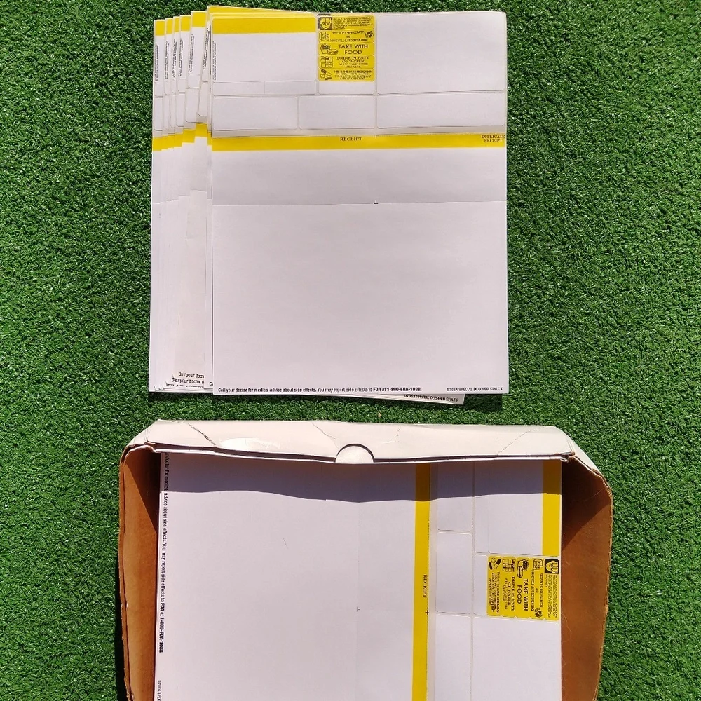 RX Systems - 5706A Duo WebF, Pharmacy Medication Labels (Box of 61) Opened Box